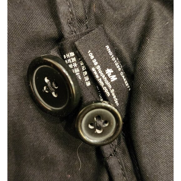 NEW H&M Divided Womens Black Utility Jacket Size 12 - Picture 4 of 14